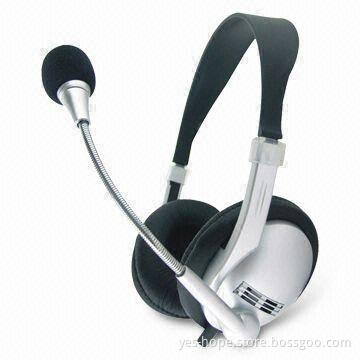 Wired Headphone with 2 x 3.5mm Stereo Plug, 2.0m Cord Length and 32 Ohms/2.2kΩ Impedance